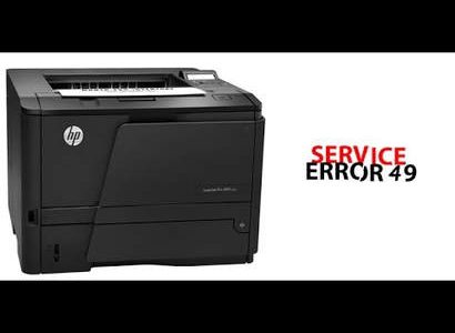HP Printer 49 Service Error