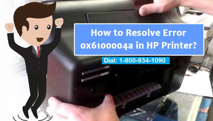 HP Printer error 0x6100004a
