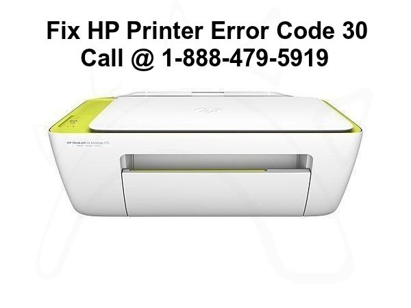hp printer error code 30