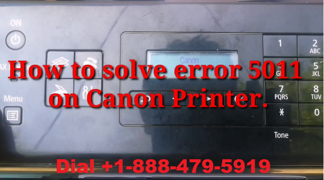 Canon printer error 5011