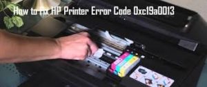 HP Printer Error Code 0xc19a0013