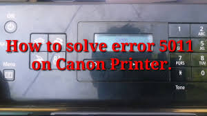 canon printer error 5011