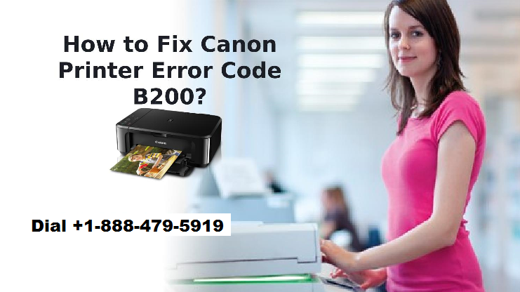 canon printer error b200