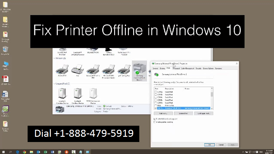 HP Printer Offline in Windows 10