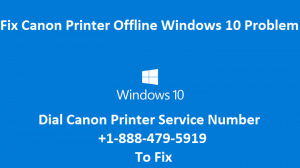 Canon Printer Offline Windows 10