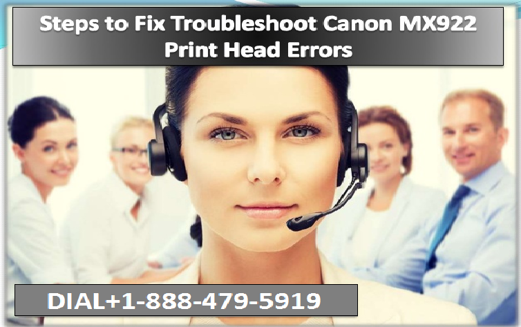 Canon MX922 Print Head Error