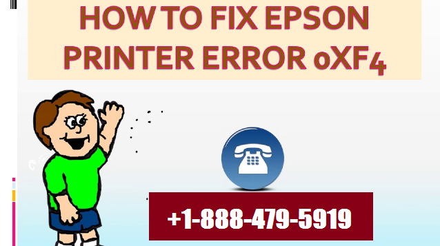 Epson printer error 0xf4