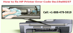 HP Printer Error Code 0xc19a0023