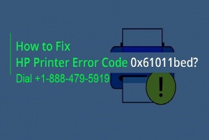 HP Printer Error 0x61011bed