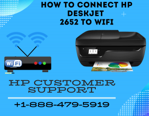 How to connect HP DeskJet 2652 to wifi