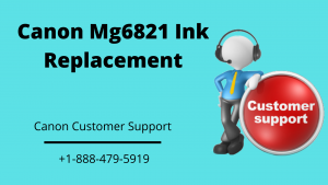 Canon Mg6821 ink replacement