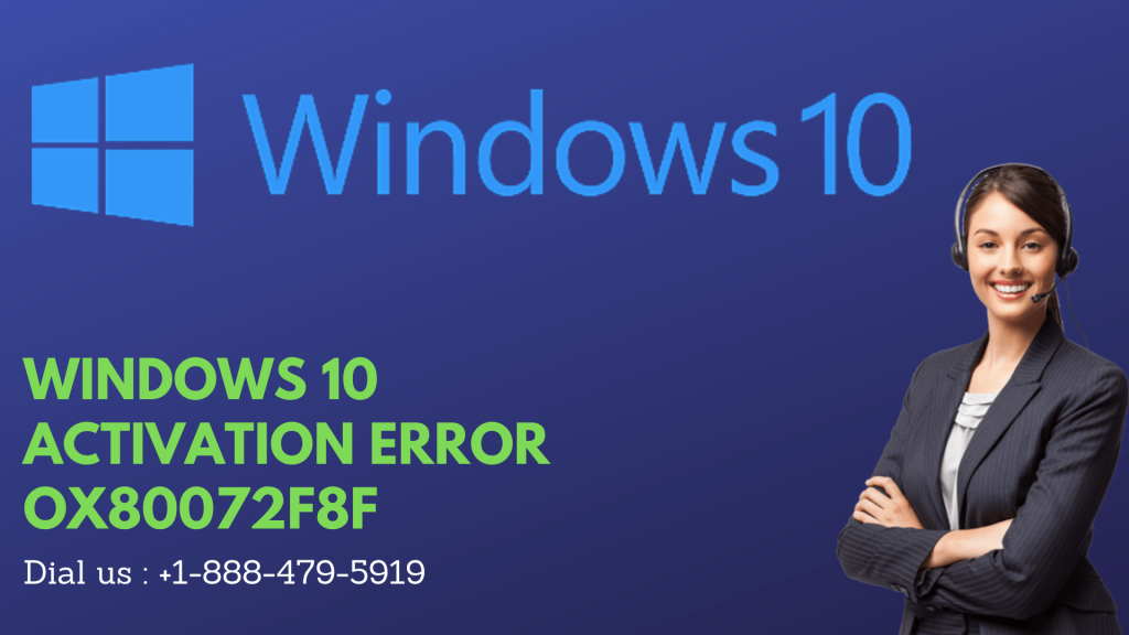 WINDOWS 10 ACTIVATION ERROR OX80072F8F