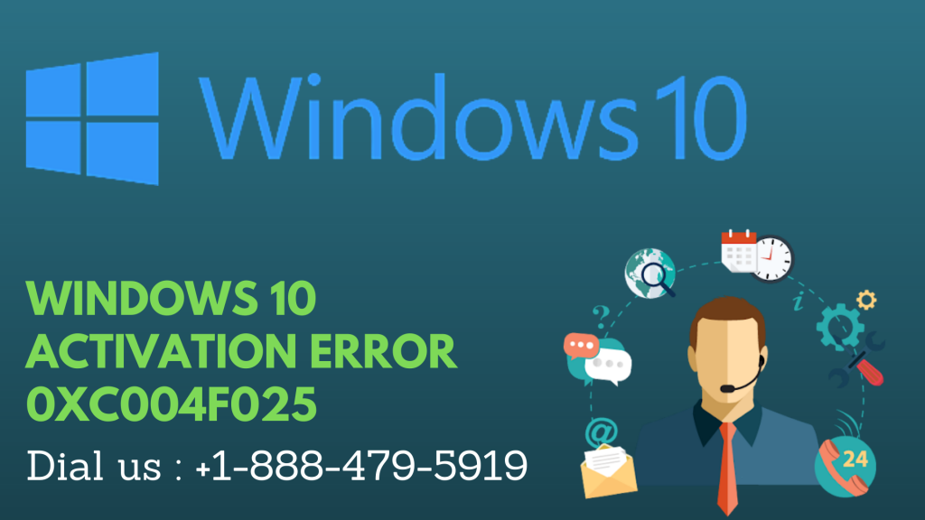 Windows 10 Activation Error 0xc004f025