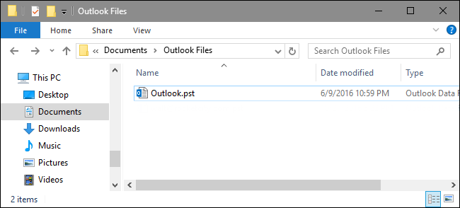 can add data file outlook 2016 0x8000ffff