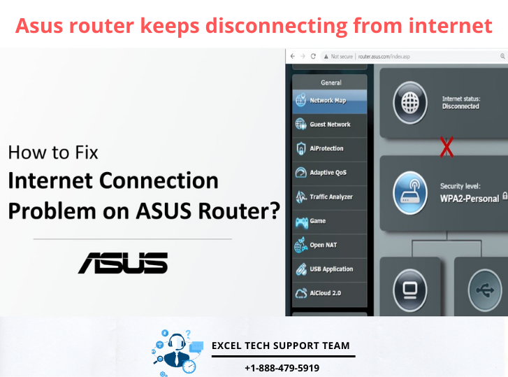 Asus router keeps disconnecting from internet-Exceltechguru