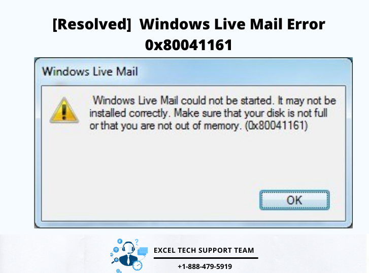 Windows live mail 0x80041161-Exceltechguru