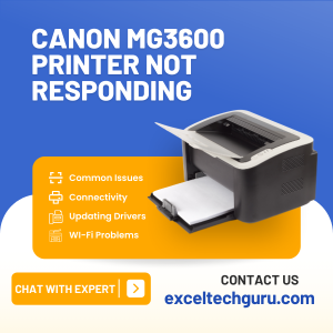 Canon MG3600 Printer not Responding