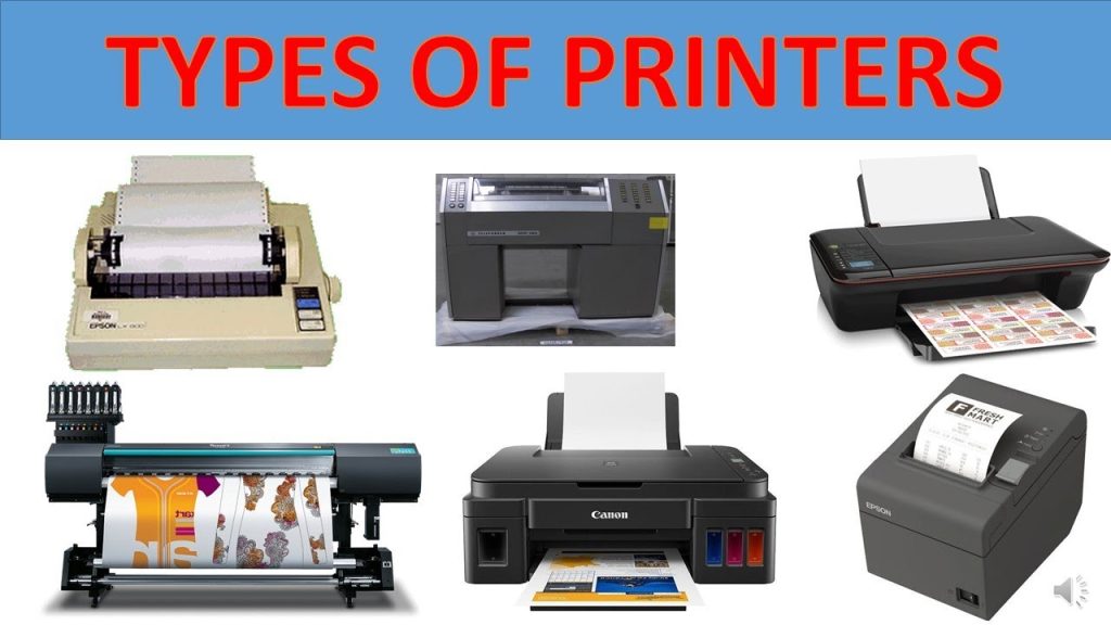 Different Types Of Printers